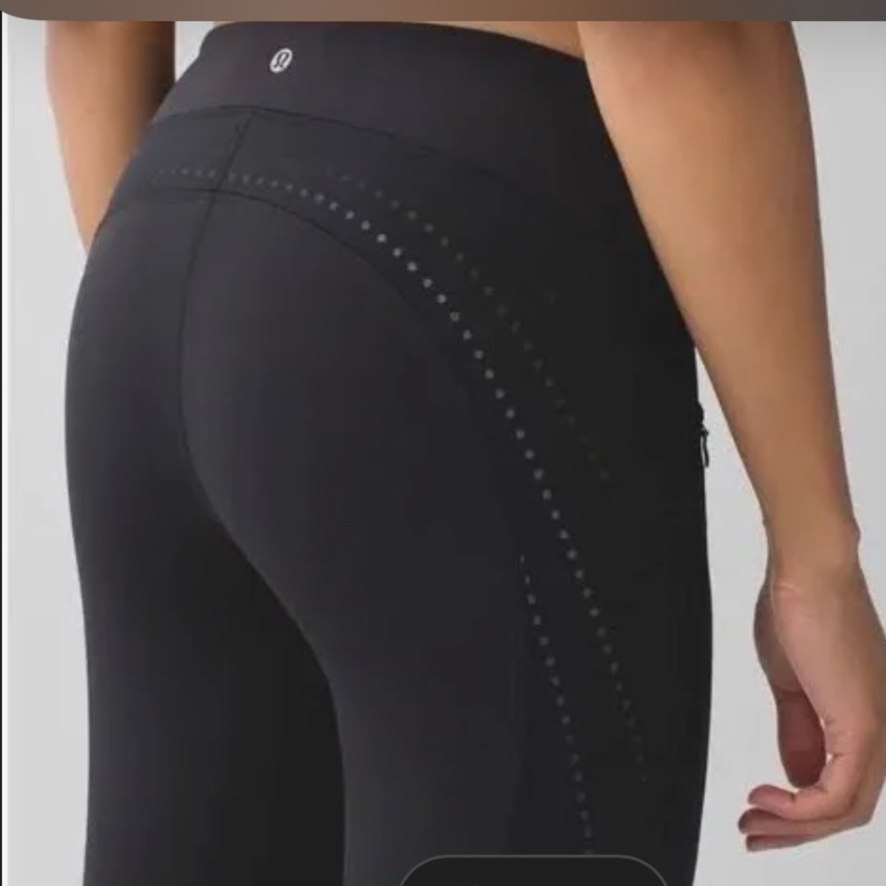 Lululemon stop at nothing cropped legging size 2